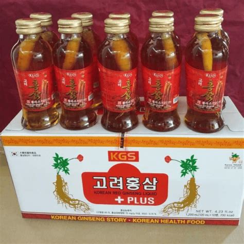 Nước Hồng Sâm Có Củ Kgs Korean Red Ginseng Story Plus 10 Chai