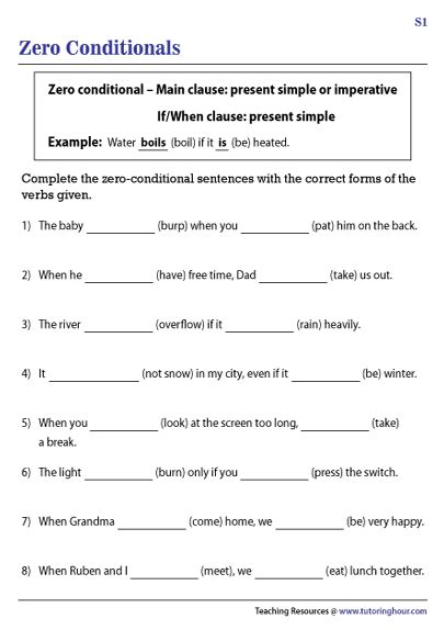 Conditional Type English Esl Worksheets Pdf Doc Off