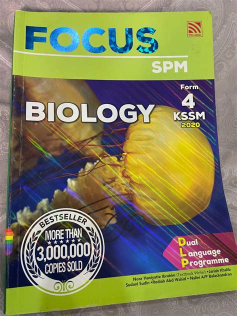 FOCUS SPM BIOLOGY Form 4 KSSM DLP Hobbies Toys Books Magazines