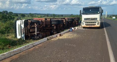 Motorista Embriagado Tomba Carreta Na Br Tr Nsito Di Rio Digital