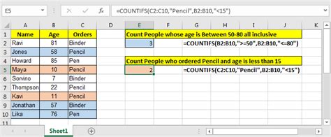 Countifs Two Criteria Match