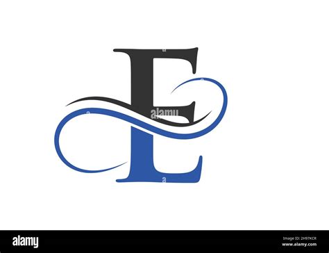 Initial Letter E Modern Logo Design Template E Logo With Creative