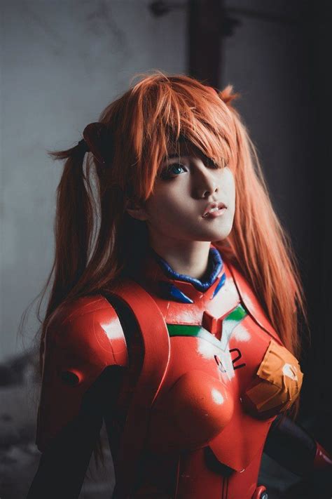 Asuka Langley Evangelion Asuka Cosplay Latex Cosplay Cosplay Cute