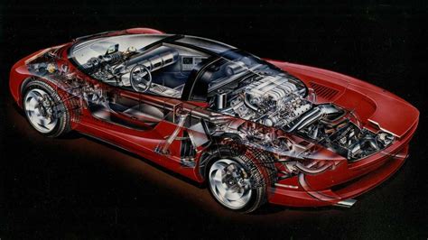 Mid Engine Corvette Indy Cutaway Shows What Could Ve Been