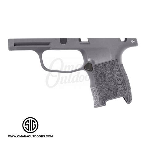 Sig Sauer P365 Grip Module Gray Manual Safety Omaha Outdoors