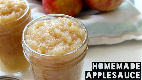 How To Make Applesauce Easy Homemade Applesauce Recipe Youtube