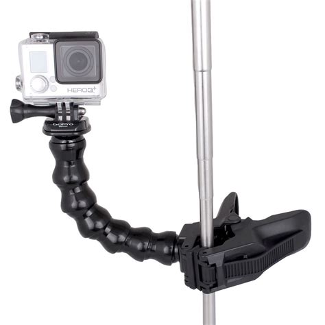 New Jaws Flex Clamp Mount And Adjustable Neck For Gopro Camera