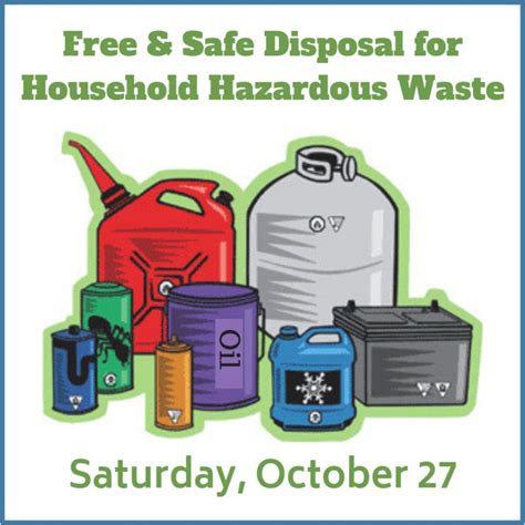 Bring Your Household Hazardous Waste To Free Recycling Event