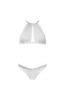 Bikini Fleur Bianco Con Scollo All Americana Via Fratelli Lombardi