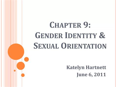 Gender Identity And Sexual Orientation Ppt