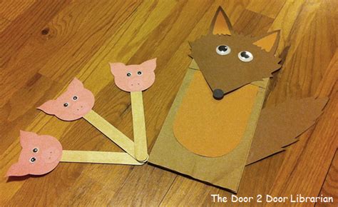 Best Images Of Wolf Paper Bag Puppets Printable Big Bad Wolf Paper