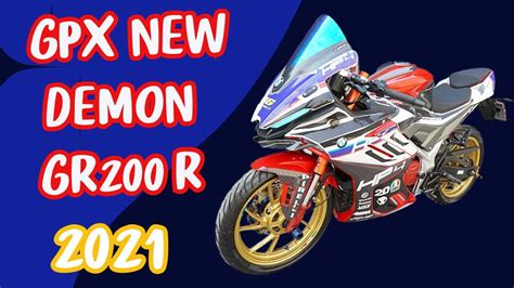 โคตรเฟยววเลยพ GPX NEW DEMON GR200 R 2021 มอสอง ช เฑยรไชย