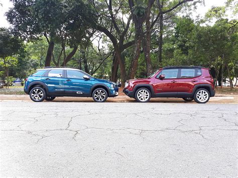 A Disputa De Suvs Comparação De Jeep Renegade E Citroën C4