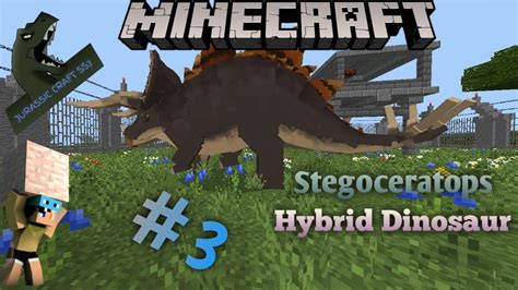 Minecraft Jurassic Craft Ss3 3 Khủng Long Hybrid Đầu Tiên Stegoceratops Sboss Gaming Vn