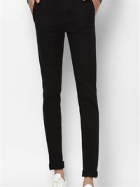 Buy American Eagle Outfitters Men Black Skinny Fit Trousers Trousers