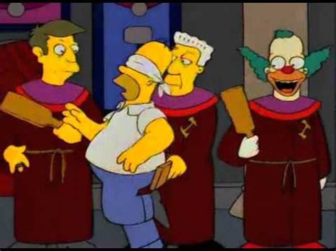 The Paddling Of The Swollen Ass With Paddles The Simpsons YouTube