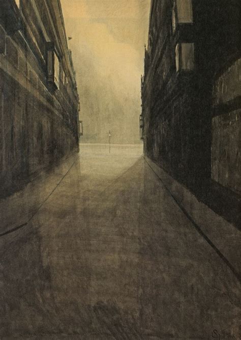 L On Spilliaert Belgian La Hofstraat Ostende Vue D Une