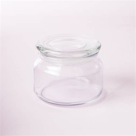 8 Oz Lidded Glass Jar