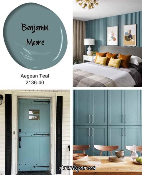 Benjamin Moore Aegean Teal 2021 Colour Of The Year Interiors By Color