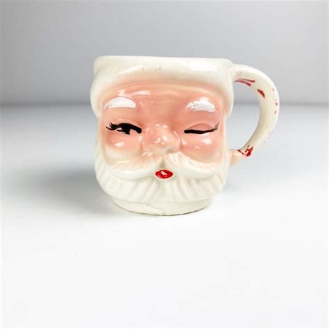 Vintage Santa Claus Stack Mug Christmas On Mercari Vintage Santa Claus Mugs Vintage Santas