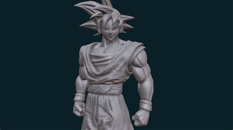 Goku To Print 3d Model By Juanelias [232680d] Sketchfab