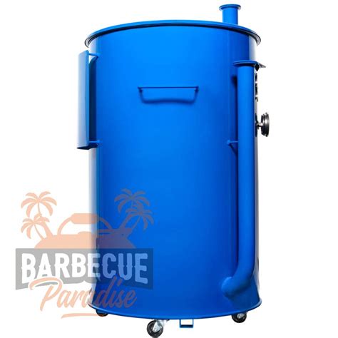 Gateway Drum Smoker 55 Gallon Logo Plate Blue Bbqparadise