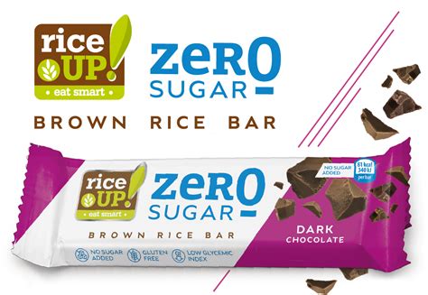 Food Industry News RiceUP Debuts Zero Sugar Brown Rice Bars For