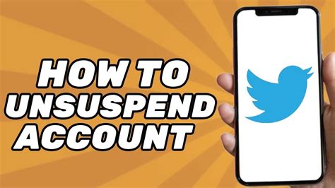 How To Unsuspend Your Account On Twitter Quick And Easy Youtube