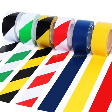 Pvc Pe Safety Line Floor Marking Tape Stripe Aisle Adhesive Tapes