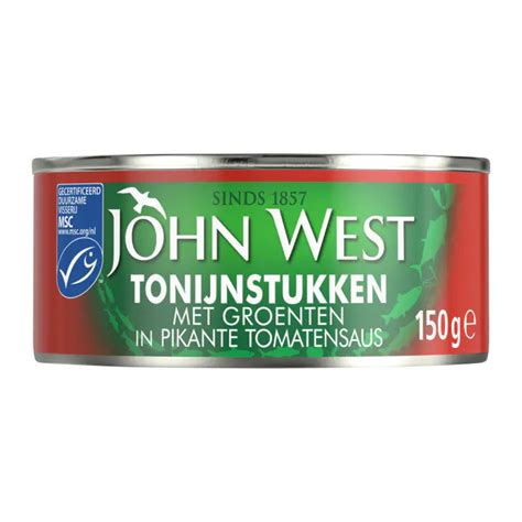 John West Tonijnstukken Met Groenten In Pikante Tomatensaus Msc