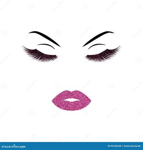 Lashes Vector Illustration Stock Vector Illustration Of Lash 95185428