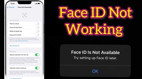 How To Fix Face Id Not Working On Iphone After Ios Update Youtube