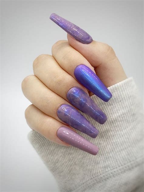 This Item Is Unavailable Etsy Acrylic Nails Coffin Pink Purple