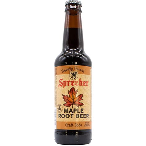 Sprecher Maple Root Beer Soda 24 Count Cow Crack Wholesale