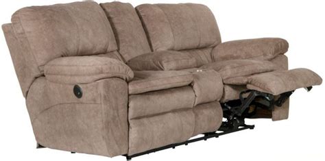 Catnapper® Reyes Power Reclining Lay Flat Console Loveseat With Storage And Cupholders Vans