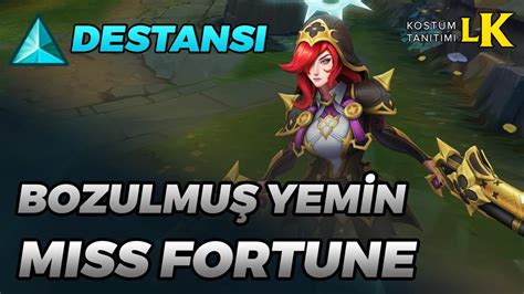 Bozulmuş Yemin Miss Fortune Kostüm Tanıtımı League Of Legends Youtube