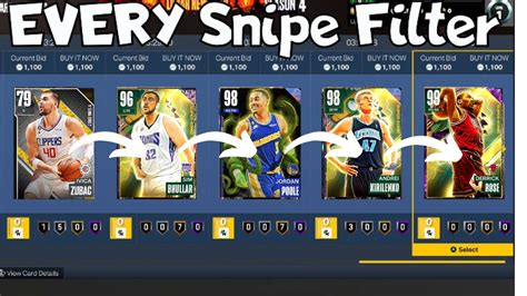 EVERY Snipe Filter In NBA 2K23 Myteam YouTube