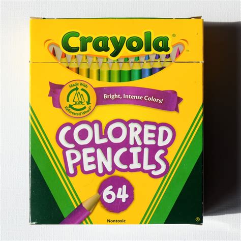 64 Count Crayola Colored Pencils What S Inside The Box Jenny S Crayon Collection