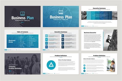 Business Plan Presentation Template Por Templyslides En Poweredtemplate