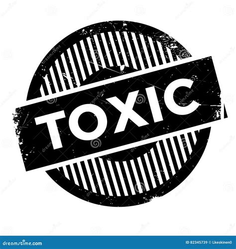 Toxic Rubber Stamps Cartoon Vector Cartoondealer