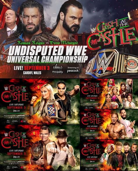 Card For Tonight S Wwe Clash At The Castle R Squaredcircle