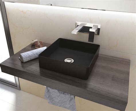 Lavabo sobre encimera extrafino de cerámica cuadrado Art Bath Satet