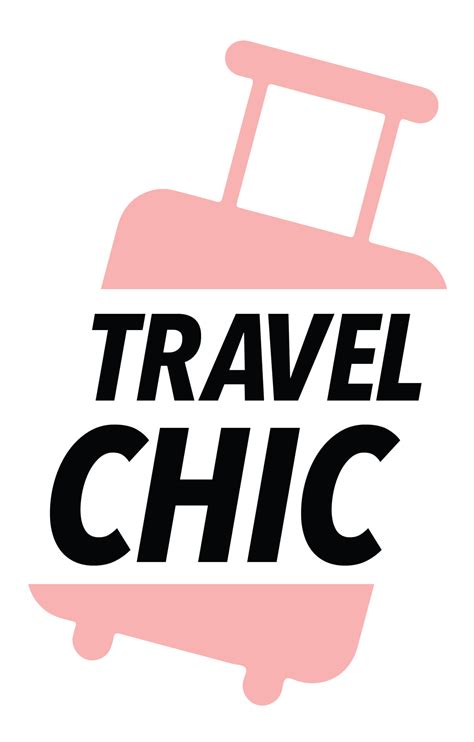 Logos Travel Chic Logo Color Rosaynegro Traffic Chic