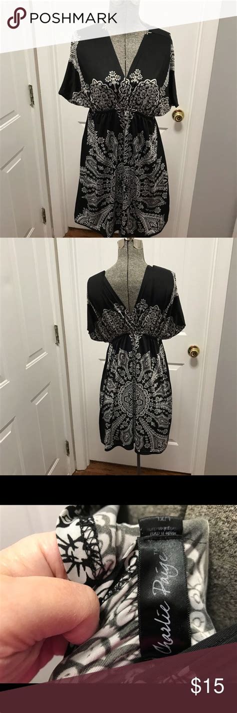 Charlie Paige Size Xl Dress Black N White Dress Dresses Xl Dress