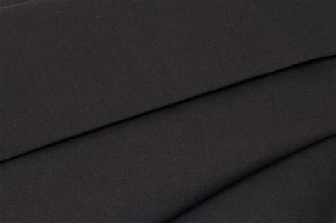 Black Stretch Cotton Bloomsbury Square Dressmaking Fabric