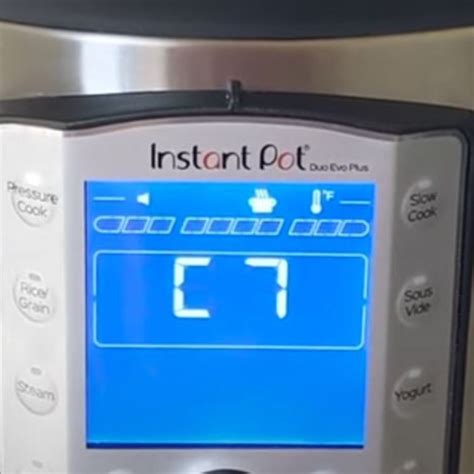 What Does C7 Mean On Instant Pot Here S How To Fix It