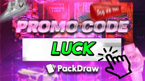 Packdraw Promo Code May June 2024 🍀 Use Code Luck” 🍀 Free Packs