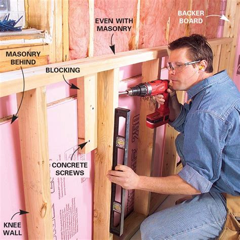 Basement Finishing How To Finish Frame And Insulate A Basement