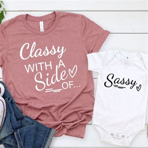 Mommy And Me Shirts Mommy And Me Matching Shirtsdaughter Funny Etsy