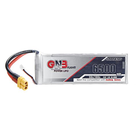 Gaoneng GNB 7 4V 6500mAh 50C 2S Lipo Battery XT60U F Plug For RC Car